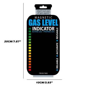 Propane Butane LPG Fuel Gas Tank Level Indicator Magnetic Gauge Caravan Bottle Temperature Measuring Stick Gas Indicator Level Practical Propane Butane LPG Fuel Gas Tank Level Indicator For Measurement Of Gases At The Adhesive Product