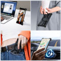 OATSBASF Z Case Minimalist Bumper Phone Case for Samsung Galaxy S25 Ultra with 360° Rotation Ring. 