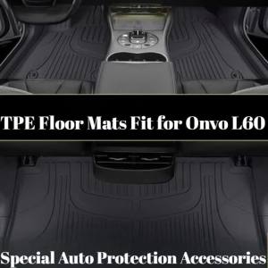 kkmf TPE Full Surround Floor Mats Waterproof Anti-slip & Wear-resistant Auto Protection Accessories Custom Fit for Onvo L60 2026 2Z5B1