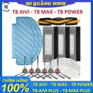 Phụ kiện Robot hút bụi Ecovacs T8 Aivi T8 Max T8 Power T8 Aivi Plus - Khăn lau Chổi cạnh Lọc hepa Chổi chính