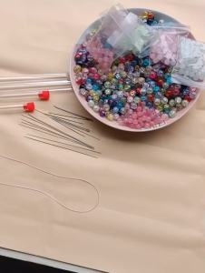 DIY หมุดร้อยลูกปัดแบบแขวนด้านข้าง หมุดเหล็ก หมุดร้อยลูกปัด ยาวพิเศษ ละเอียดพิเศษ หมุดร้อยด้าย หมุดร้อยด้านข้าง หมุดโครเชต์ หมุดร้อยลูกปัดทำมือ