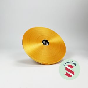 ริบบิ้น ลูกโป่ง #2 เนื้อทราย พลาสติก 12มิล 300หลา (คละสีได้) เหมาะสำหรับใช้พับเหรียญและทำโบว์พวงมาลัย