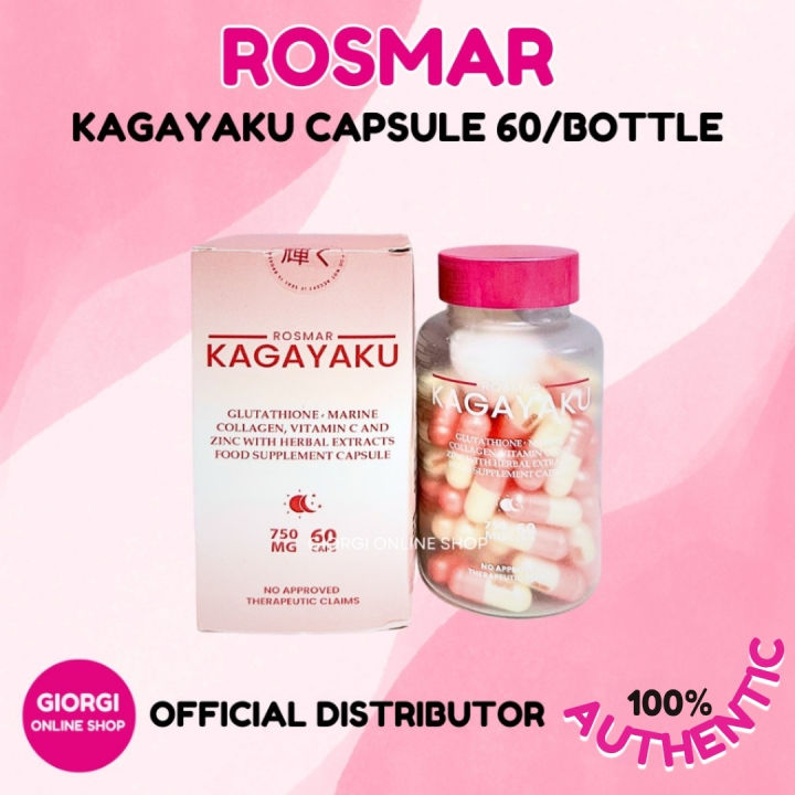 ROSMAR Kagayaku Capsule (Slimming & Whitening) Gluthatione capsule with collagen (FREEBIES) | Lazada PH ROSMAR Kagayaku Capsule (Slimming & Whitening) Gluthatione capsule with collagen (FREEBIES) | Lazada PH