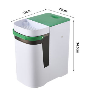 JustLiving Thùng Lọc Cặn Trà Đa Năng Thùng Lọc Trà Tách Nước Cho Gia Đình Văn Phòng Thùng Lọc Tách Ướt Khô Dung Tích Lớn Thùng Rác Thoát Nước Có Nắp Thùng Rác Thùng Rác Thùng Rác