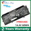 14.4V 50WH 3310mAh FPB0340S bateri Laptop untuk Fujitsu FPCBP536 LifeBook U937 U933 8 U939 U939X CP737634-01. 