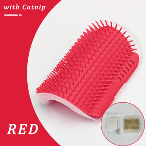 Cat Hair Rubbing Wall Corner Massager Self Groom Brush Kitten Loose Hair Removal Comb