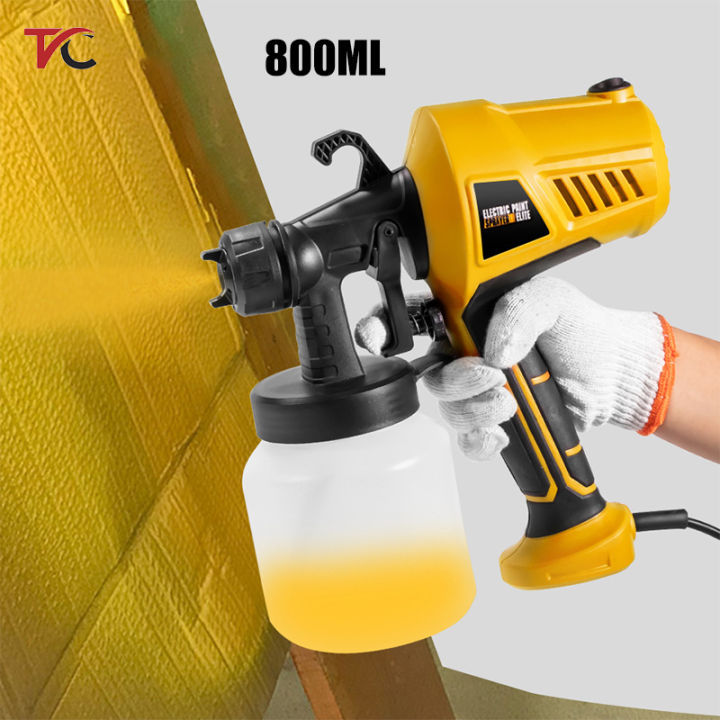 Electric spray paint gun on sale with mini compressor