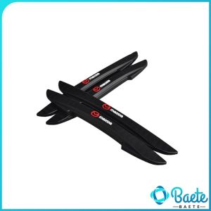 Baete 4pcs Car Door Anti-Collision Strip Rearview Mirror Sticker For Mazda Toyota Honda Mitsubishi