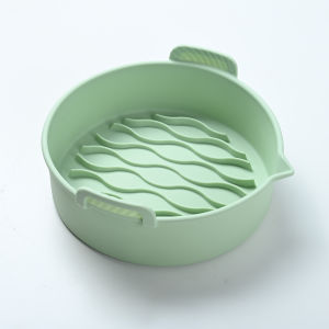 7.8" High-Quality Non-Stick Silicone Air Fryer Basket with Removable Filter | Universal Fit for Healthy Cooking