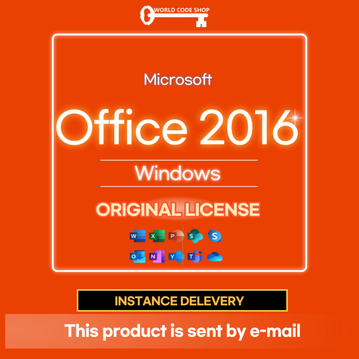 Microsoft Office Professional Plus 2016 2019 2021 2024 365 Genuine ...