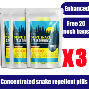 2025 New Long-Lasting 400g Snake Repellent Pills with 10 mesh carry bags Non-Toxic and Weather-Resistant Snake Deterrent for Outdoor/Garden Use