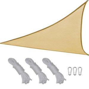 420D Sun Shade Sail UV Triangle Sand Sun Shade Sail Canopy Waterproof Triangle Oxford Canopy