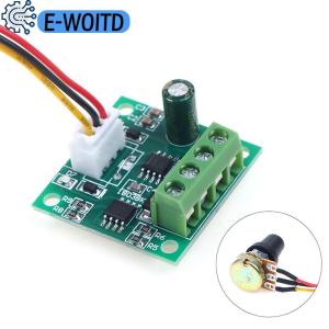 E-WOITD Adjustable Driver Board DC Motor Speed Controller PWM 1803BK 1.8V 3V 5V 6V 12V 2A Low Voltage Speed Regulator Control Module