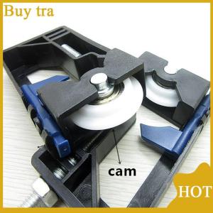 [Buytra] Sliding Wardrobe Door Part Top bottom Down Wheels Runner Guides Kit Side-mounted Hanging Sliding Pulley Open Wheel For Cabinet