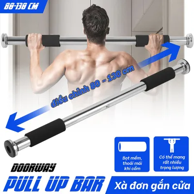 (ĐỦ LOẠI) BG - Xà đơn treo tường cao cấp treo tường gắn cửa chiều dài tùy chỉnh 60-150cm siêu rẻ siêu bền
