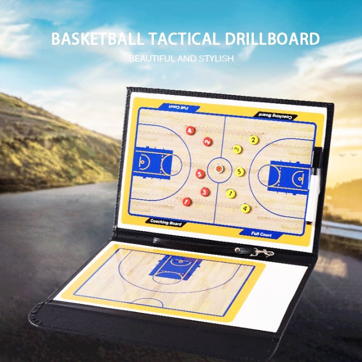 Magnetic Basketball Tactical Board Foldable Basketball Coaching Board ...