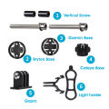 Barfly Sepeda Alloy untuk XOSS G+ Gopro Garmin Bryton Cateye Extender Mount Holder Alloy Front Bike Stem Extension. 