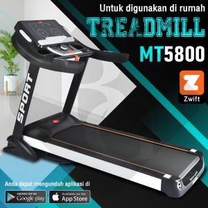 HTD Sport Premium Treadmill Electric Hidrolik With Power 5.0 Hp Treatmill Gym Fitness Model MT5800