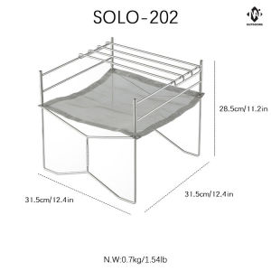 Bếp củi gấp gọn Campingmoon SOLO-303/ SOLO-202