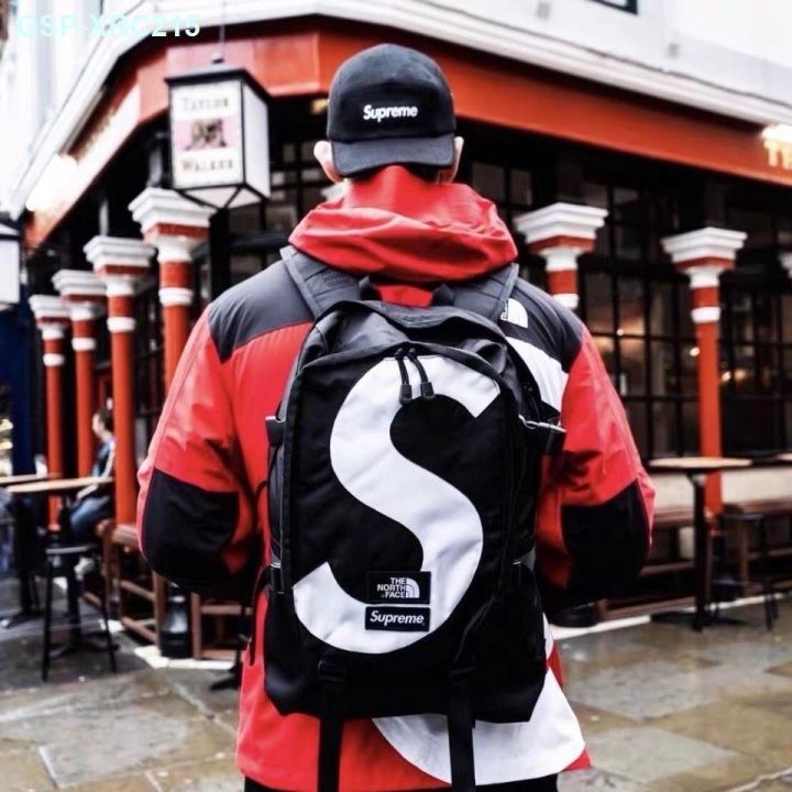 ✒ SUPREMEˉ 20FW Joint Shoulder Reflective Backpack Large-Capacity Travel Bag  Full Embroidered Schoolbag Student Trendy Brand Ins | Lazada