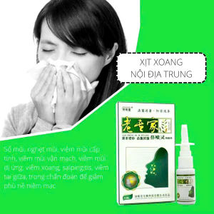 5 lọ xịt mũi xoang nội địa trung giảm nhanh ghẹt mũisổ mũichảy nước mũi lọ 24ml