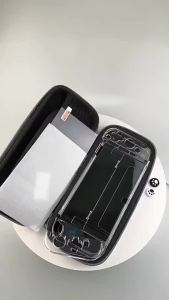 Switch OLED Storage Carry Bag Accessories Kit PC Clear Cover Case Screen Protector Grips