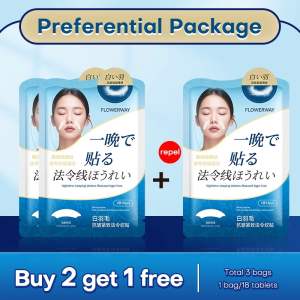 【SG SELLER】18Pcs Anti Aging Face Mask Lifting Nasolabial Fold Mask Wrinkle Patch Firming Mask Facial Lifting Laugh Lines Smile Line Patch Care Eye Mask Anti-Wrinkle Gel Patches8 pcs