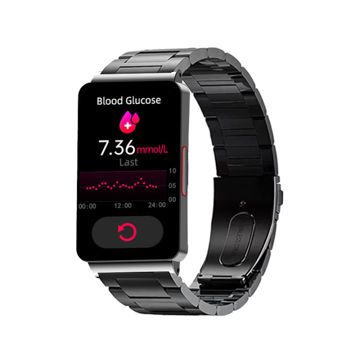 Blood Glucose Smartwatch Ecg Ppg Gps P-LUXURY 2023 New Blood