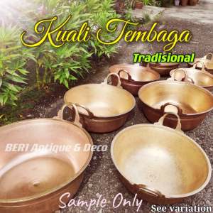 Kuali Tembaga Antique Traditional Antik Frying Pan Woks Kitchen Decoration Vintage Classic Hiasan Collection Steel Tembaga Wok - Lazada