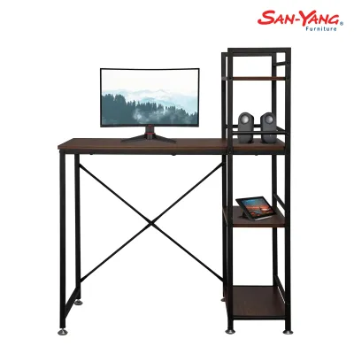 San-Yang Furniture Computer Table Dark Walnut Finish 405321