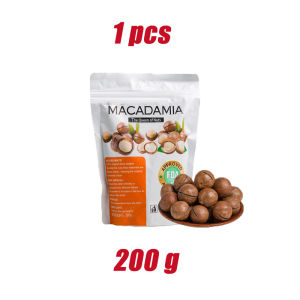 Milky Macadamia Nuts，200g  additive-free healthy snack perfect for office work or watching TV.