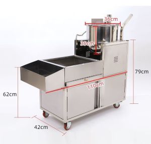 Máy làm bắp rang bơ công ngiệp Công suất lớn tốc độ nhanh và đều Inox cao cấp và bền bỉ