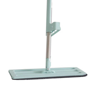 Q house mop ไม้ถูพื้นรีดน้ำ ไม้ถูพื้นบ้าน เก็บฝุ่นได้ละเอียด รีดน้ำภายในตัว รุ่น T02