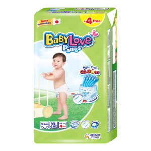 Tã Quần Baby Love Pants Mềm Mại Thoáng Khí Thấm Hút Vượt Trội Đủ Size Cho Bé Từ 6Kg Đến 30 Kg - Kho Bỉm Thanh Ngân