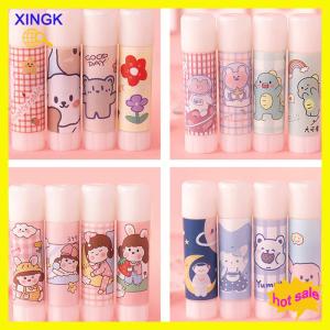 XINGK Cute Cartoon Solid Glue Stick Strong Adhesives Non-toxic Sealing Stickers Mini Student Stationery Office School Supplies for Students Kids