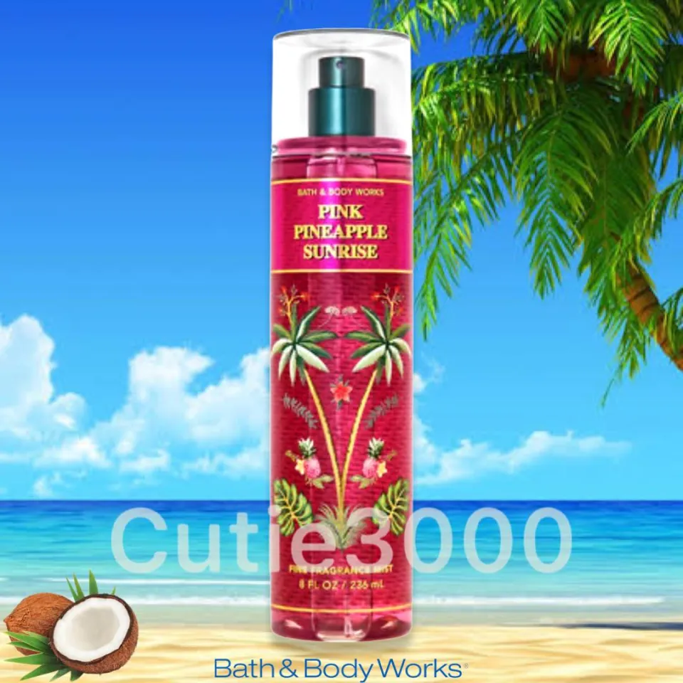 Pink Pineapple Sunrise Bath and Body Works BBW Fine Fragrance Mist