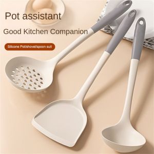 3pcs Shovel Spoon Colander High Temperature Cooking Non-stick Cookware