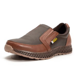 Sepatu Slip On Pria Terbaru Sepatu Casual Pria Kulit Sol Karet BX804