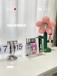 2022 HOT Functional Desktop finishing Holder TV Remote Control Phone Key Pen Acrylic Organizer Storage Clear Stand Holder