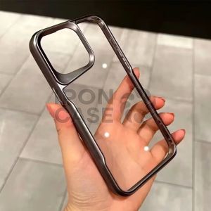 CASE ARMOR TITANIUM COMPATIBLE FOR IPHONE 13 13PRO 13PROMAX 14 14PRO 14PROMAX 15 15PRO 15PROMAX CASING PELINDUNG CAMERA PROTECTOR - iPon Case iP-023