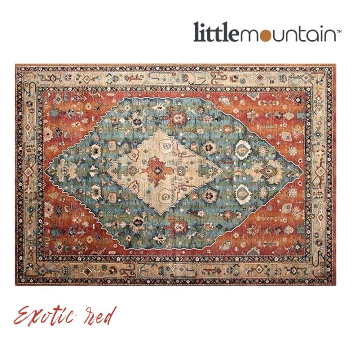 Small Rug Country Little Mountain Persian and American vintage country style rug carpet ...