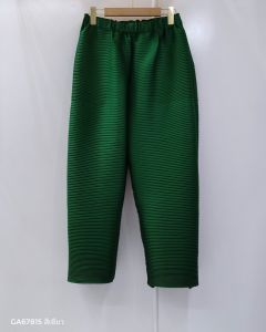 สีแดงมาใหม่!! ยาว 36.5 นิ้ว 2MUAY รุ่น GA67815 กางเกงพลีทคุณภาพ STRAIGHT LEG PLEATED PANTS 8 สี FREE SIZE