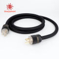 【Stock in SG】HiFi Power Cord Hi-End Braided Sleeve Amplifier Power Cable - 10AWG - OD 17MM - Shielding Audiophile High Fidelity AC Power Wire Audio Power Cable UK US EU Custom Plug. 