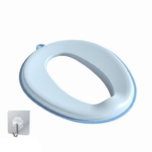 FUNG MALL Non-Slip Childrens Toilet Seat Splash Proof Portable Design Potty Training Seat Cover Male and Female Waterproof Children Potty Chair Pad Toilet Training