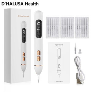 DHALUSA Health เลเซอร์พลาสม่าปากกา 2053 Skin Tag Remover Laser Plasma Pen Black Dots Freckle Blemish Removal Electric Wart Eliminator Mole Nevus Remover 9 Levels COD