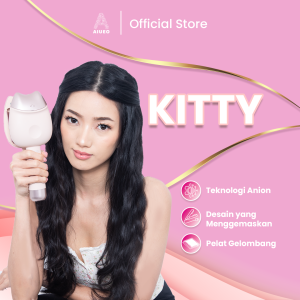 Catokan AIUEO Kitty 909 Mermaid Egg Roll Alat Catok Curly Gelombang Korean Wave