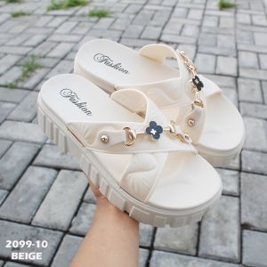 New Arrival !!! Sandal Slop Import  Karet  W2099-10 Sandal Wanita Import  Karet  Sandal Karet Wanita  Kekinian Import
