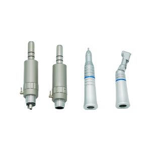 1pc Dental NSK Style Low Speed Handpiece Polishing Micromotor Contra Angle Straight 2/4 Hole Motor Air Turbine E-type Connector
