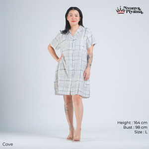 Nyonya Piyama Set Katun Comfy (Cove)