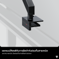 Secretlab MAGNUS Heavy Duty Monitor Arm (Black)  — แขนยึดจอ Heavy-Duty  รองรับจอ Ultrawide สูงสุด  57". 
